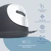 R-Go Tools Mysz ergonomiczna R-Go HE Break z oprogramowaniem do przerw, średnia (rozmiar dłoni 165-185 mm), praworęczna, przewodowa, czarna
