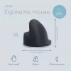 R-Go Tools Mysz ergonomiczna R-Go HE Break z oprogramowaniem do przerw, średnia (rozmiar dłoni 165-185 mm), praworęczna, przewodowa, czarna