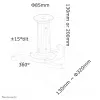 Neomounts BEAMER-C80 uchwyt sufitowy do projektora - wys. 13-20 cm - pełny zakres ruchu