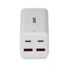 Ładowarka Lindy 100W 4-portowa USB Type-A i C GaN do użytku wewnętrznego, uniwersalna