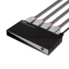 Lindy 3-portowy przełącznik HDMI 8K60 HDMI USB Micro-USB czarny 4320p 48 Gbit/s