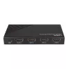 Lindy 3-portowy przełącznik HDMI 8K60 HDMI USB Micro-USB czarny 4320p 48 Gbit/s