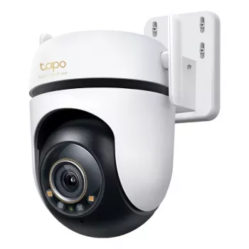 Kamera bezpieczeństwa Wi-Fi TP-Link z obrotem i nachyleniem na zewnątrz SPEC: 3K 5MP (2880x1620), 2,4 GHz, 2 × anteny zewnętrzne, 1 × port Ethernet, obrót poziomy 360°