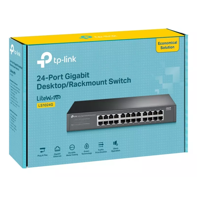TP-Link LS1024G przełącznik sieciowy Niezarządzalny Gigabit Ethernet (10/100/1000) Czarny