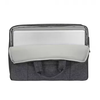 Aktówka Rivacase Lantau 39,6 cm (15,6 cala) Czarno-szara 8831 Czarny MELANGE