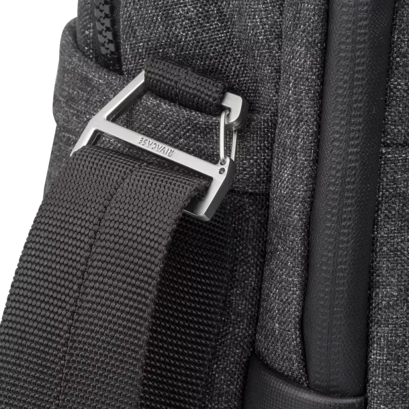 Aktówka Rivacase Lantau 39,6 cm (15,6 cala) Czarno-szara 8831 Czarny MELANGE