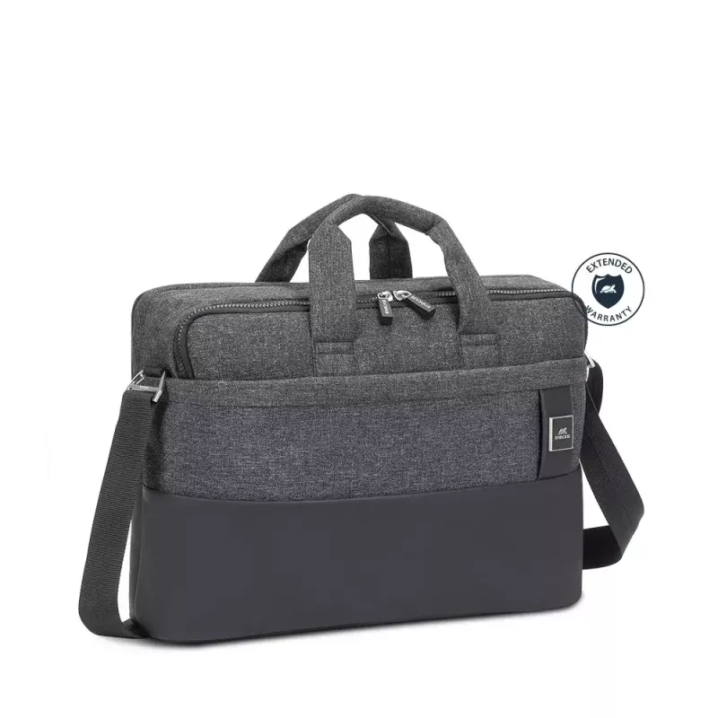Aktówka Rivacase Lantau 39,6 cm (15,6 cala) Czarno-szara 8831 Czarny MELANGE