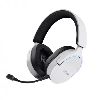 Trust GXT 491W FAYZO Headset Wired & Wireless Head-band Gaming USB Type-C Czarny, biały