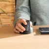 Mysz ergonomiczna R-Go Tools R-Go HE Break z oprogramowaniem przypominającym o przerwach, duża (rozmiar dłoni ≥ 185 mm), praworęczna, Bluetooth, czarna