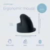 Mysz ergonomiczna R-Go Tools R-Go HE Break z oprogramowaniem przypominającym o przerwach, duża (rozmiar dłoni ≥ 185 mm), praworęczna, Bluetooth, czarna