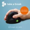 Mysz ergonomiczna R-Go Tools R-Go HE Break z oprogramowaniem przerw, średnia (dłoń 165-185 mm), praworęczna, Bluetooth, czarna
