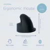 Mysz ergonomiczna R-Go Tools R-Go HE Break z oprogramowaniem przerw, średnia (dłoń 165-185 mm), praworęczna, Bluetooth, czarna
