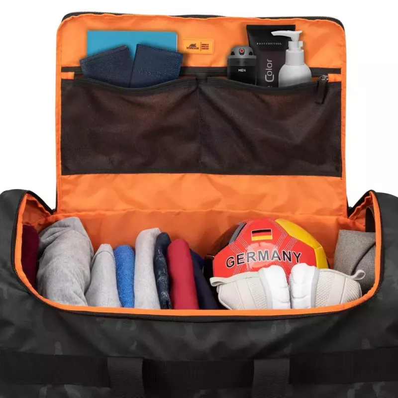 Torba sportowa Rivacase Sherwood 60 l poliester poliuretan granatowa