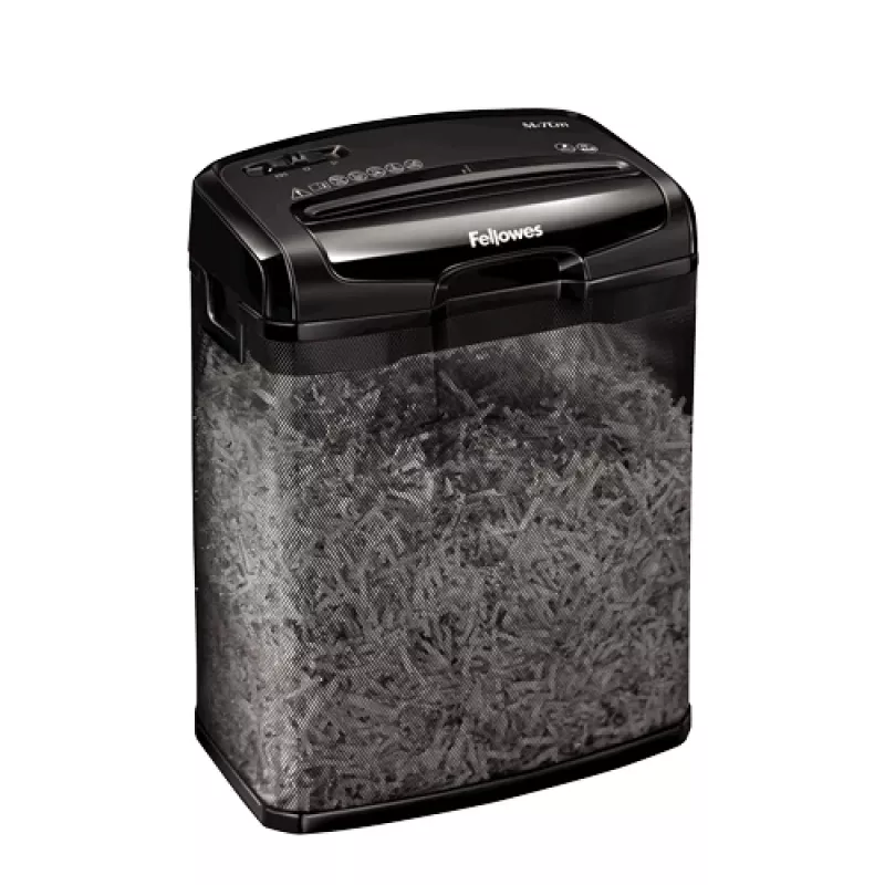 Niszczarka Fellowes M-7Cm, cząsteczkowa, Czarny