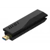 Klucz USB MSI BE6500 WiFi7 USB 3.2 Gen 1 Dongle Czarny