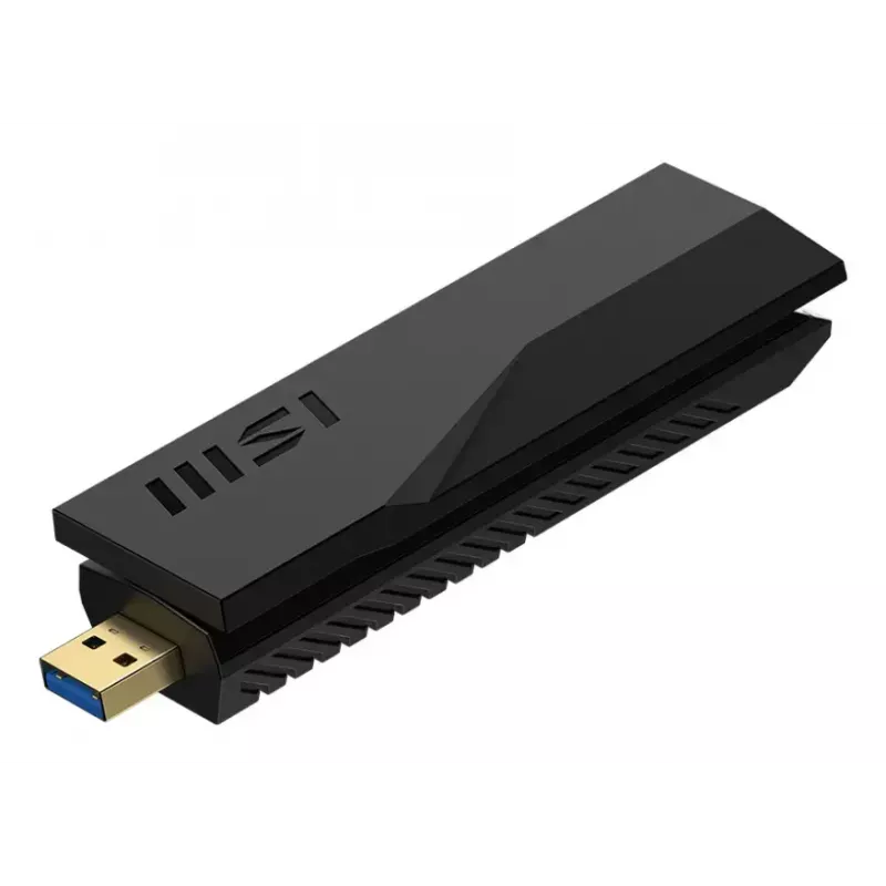Klucz USB MSI BE6500 WiFi7 USB 3.2 Gen 1 Dongle Czarny