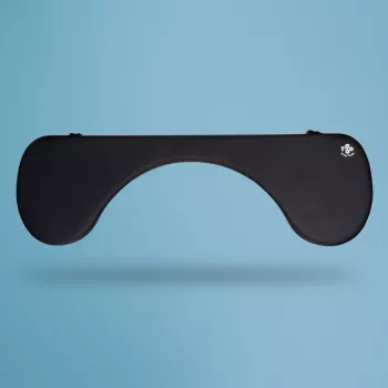 R-Go Tools Podłokietnik R-Go, ergonomiczny, symetryczny, z wycięciem brzusznym, miękka pianka, czarny