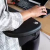 R-Go Tools Podłokietnik R-Go, ergonomiczny, symetryczny, z wycięciem brzusznym, miękka pianka, czarny