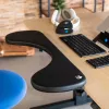R-Go Tools Podłokietnik R-Go, ergonomiczny, symetryczny, z wycięciem brzusznym, miękka pianka, czarny
