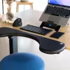 R-Go Tools Podłokietnik R-Go, ergonomiczny, symetryczny, z wycięciem brzusznym, miękka pianka, czarny