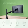 R-Go Tools Ramię do monitora R-Go Zepher Single, w pełni regulowane, udźwig 0-8 kg, 100% cyrkularne, czarny