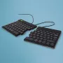 R-Go Tools Klawiatura ergonomiczna R-Go Split Break v2 z oprogramowaniem do przerw, ergonomiczna klawiatura dzielona, QWERTY (UK), przewodowa, czarna