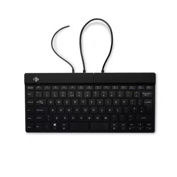 R-Go Tools Klawiatura ergonomiczna R-Go Split Break v2 z oprogramowaniem do przerw, ergonomiczna klawiatura dzielona, QWERTY (UK), przewodowa, czarna
