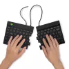 R-Go Tools Klawiatura ergonomiczna R-Go Split Break v2 z oprogramowaniem do przerw, ergonomiczna klawiatura dzielona, QWERTY (UK), przewodowa, czarna