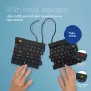 R-Go Tools Klawiatura ergonomiczna R-Go Split Break v2 z oprogramowaniem do przerw, ergonomiczna klawiatura dzielona, QWERTY (UK), przewodowa, czarna