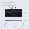 R-Go Tools Klawiatura ergonomiczna R-Go Split Break v2 z oprogramowaniem do przerw, ergonomiczna klawiatura dzielona, QWERTY (UK), przewodowa, czarna