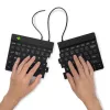 Klawiatura ergonomiczna R-Go Tools R-Go Split Break v2 z oprogramowaniem Break, ergonomiczna klawiatura dzielona, QWERTY (US), przewodowa, czarna