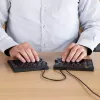 Klawiatura ergonomiczna R-Go Tools R-Go Split Break v2 z oprogramowaniem Break, ergonomiczna klawiatura dzielona, QWERTY (US), przewodowa, czarna