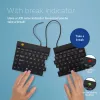 Klawiatura ergonomiczna R-Go Tools R-Go Split Break v2 z oprogramowaniem Break, ergonomiczna klawiatura dzielona, QWERTY (US), przewodowa, czarna