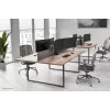 Ramię do monitora biurkowego Neomounts DS60-600BL3 Zacisk/Przelotka 10-27 cali