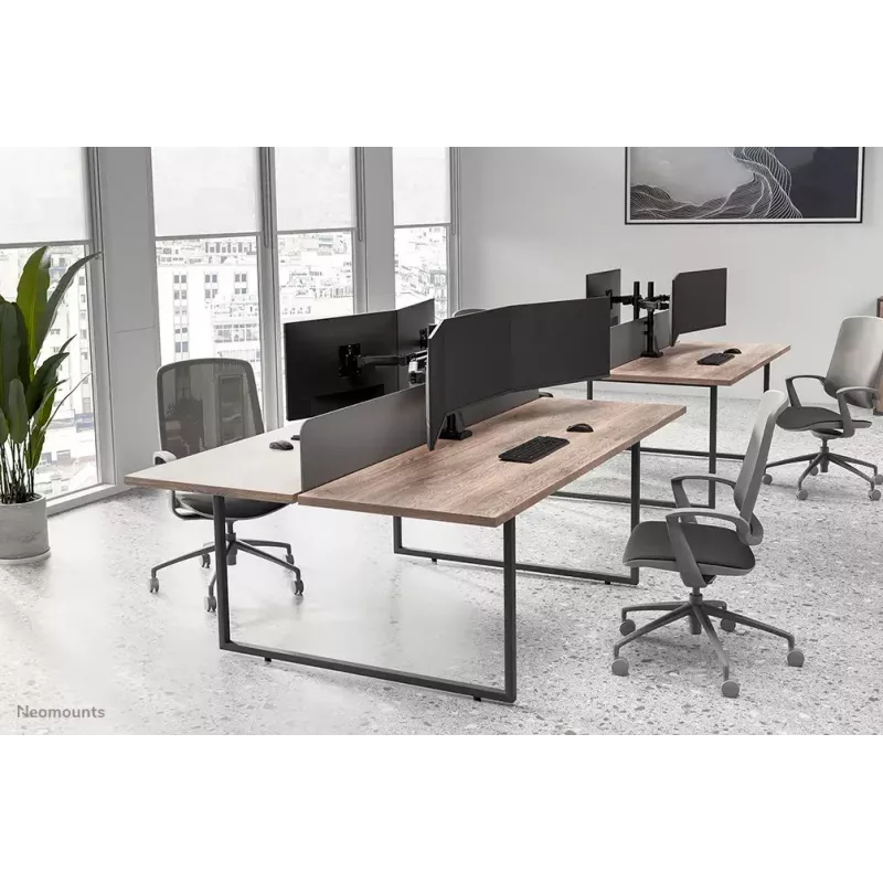Ramię do monitora biurkowego Neomounts DS60-600BL3 Zacisk/Przelotka 10-27 cali