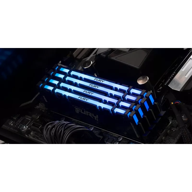 DIMM DDR4 16GB (2x8GB) Kingston FURY 3200MT/s 288-pin CL16 1.35V z radiatorem RGB
