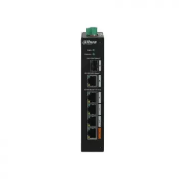 Dahua Technology PoE PFS3106-4ET-60-V2 przełącznik sieciowy Niezarządzalny L2 Fast Ethernet (10/100) Czarny