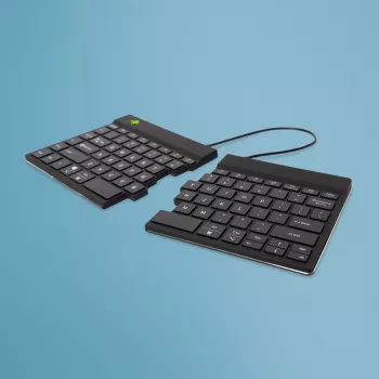 R-Go Tools Ergonomic klawiatura R-Go Split Break with break software, ergonomic split klawiatura, QWERTY (US), Bluetooth, Czarny