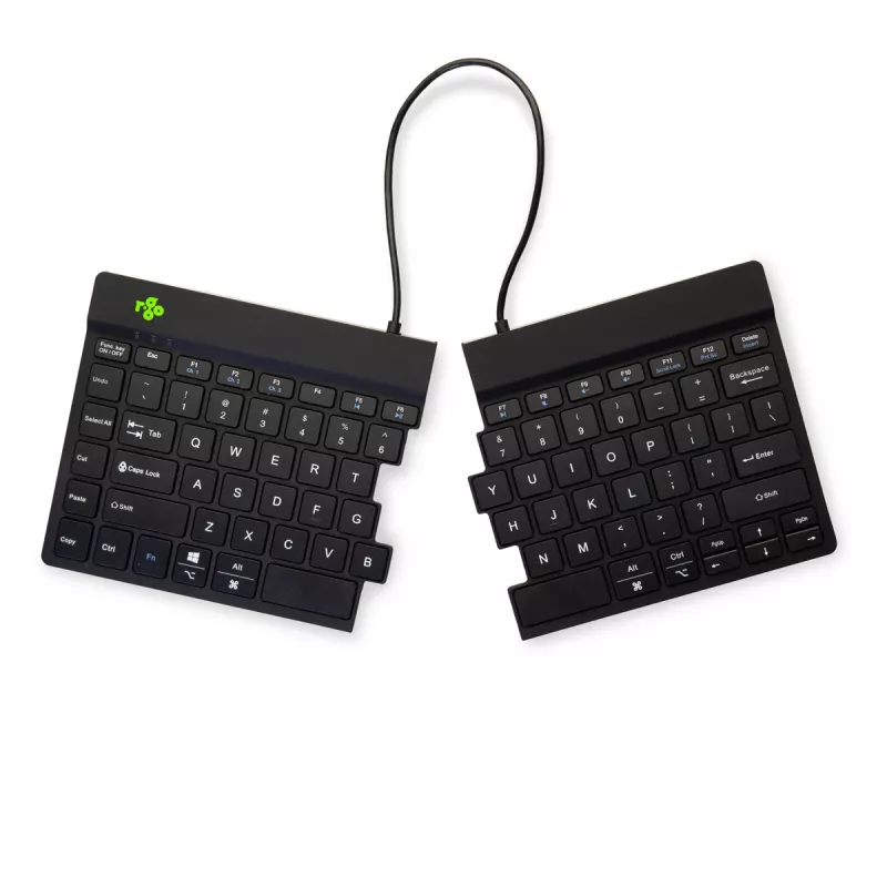 R-Go Tools Ergonomic klawiatura R-Go Split Break with break software, ergonomic split klawiatura, QWERTY (US), Bluetooth, Czarny