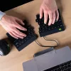 R-Go Tools Ergonomic klawiatura R-Go Split Break with break software, ergonomic split klawiatura, QWERTY (US), Bluetooth, Czarny