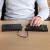 R-Go Tools Ergonomic klawiatura R-Go Split Break with break software, ergonomic split klawiatura, QWERTY (US), Bluetooth, Czarny