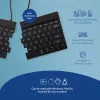 R-Go Tools Ergonomic klawiatura R-Go Split Break with break software, ergonomic split klawiatura, QWERTY (US), Bluetooth, Czarny