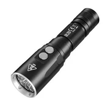 Latarka ręczna Nitecore DL20 LED 1000 lm, 9 h pracy na baterii, czarna, 135,5 g