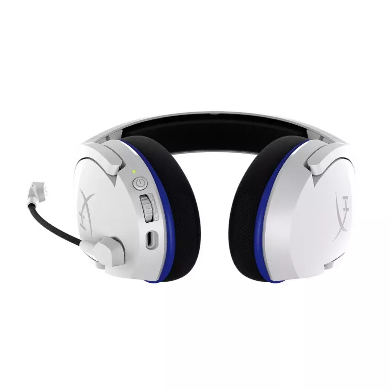HyperX Cloud Stinger Core - Bezprzewodowy zestaw słuchawkowy do gier (biało-niebieski) - PS5-PS4