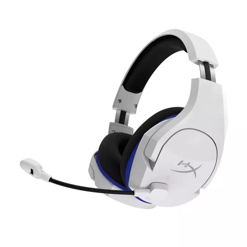 HyperX Cloud Stinger Core - Bezprzewodowy zestaw słuchawkowy do gier (biało-niebieski) - PS5-PS4