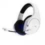 HyperX Cloud Stinger Core - Bezprzewodowy zestaw słuchawkowy do gier (biało-niebieski) - PS5-PS4