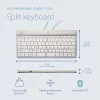 Ergonomiczna klawiatura R-Go Tools R-Go Split Break z oprogramowaniem do przerw, ergonomiczna klawiatura dzielona, QWERTY (US), Bluetooth, biała