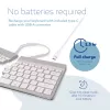 Ergonomiczna klawiatura R-Go Tools R-Go Split Break z oprogramowaniem do przerw, ergonomiczna klawiatura dzielona, QWERTY (US), Bluetooth, biała