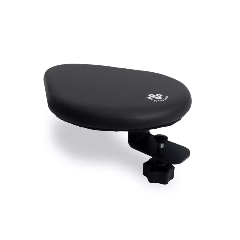 R-Go Tools Podłokietnik R-Go split, ergonomiczny podłokietnik dwuczęściowy, regulowany, symetryczny, z miękką pianką, czarny