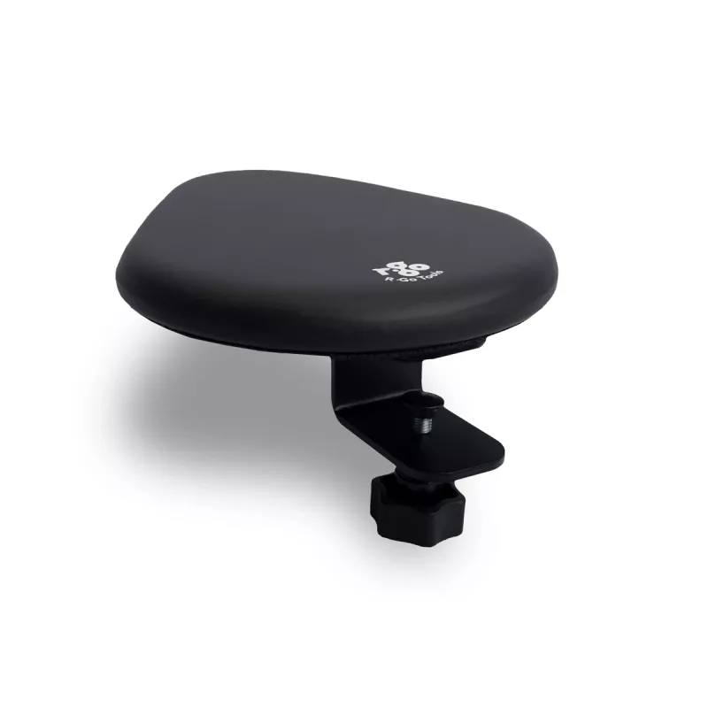 R-Go Tools Podłokietnik R-Go split, ergonomiczny podłokietnik dwuczęściowy, regulowany, symetryczny, z miękką pianką, czarny